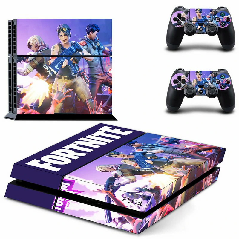DPTM2419 PS4 skin by ononswitch: premium vinyl wrap for PlayStation 4. Fits standard and slim models. Scratch-resistant, no residue removal. Custom PS4 console skin in matte black with geometric pattern, model DPTM2419