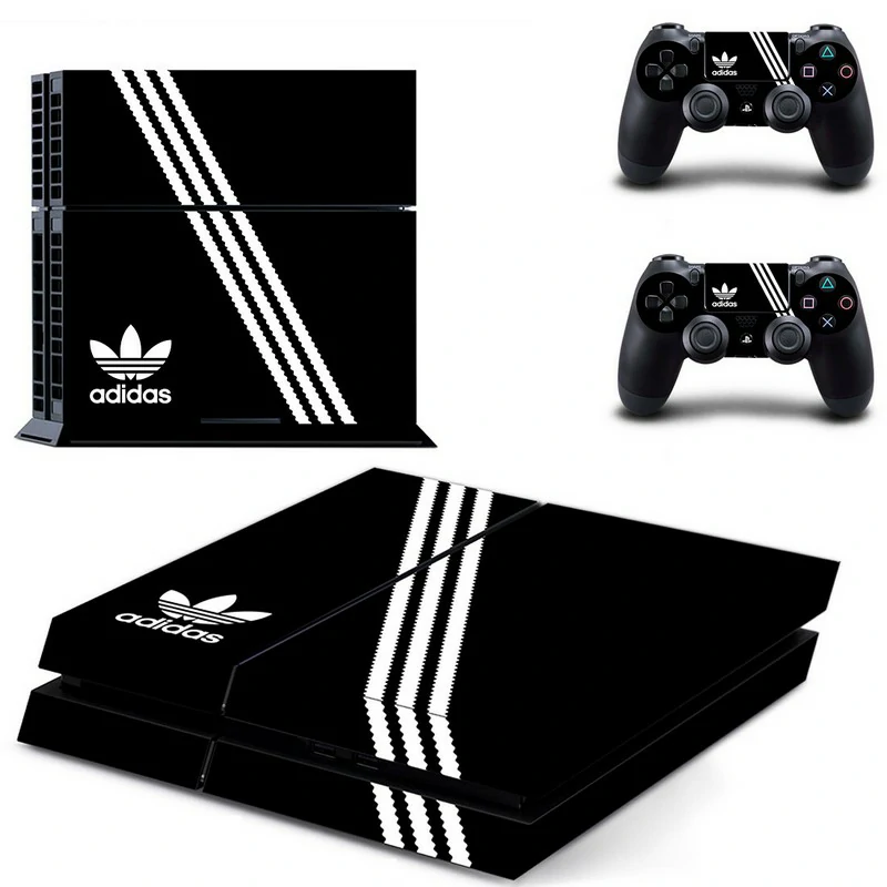 Black and red geometric PS4 skin design for PlayStation 4 console by ononswitch