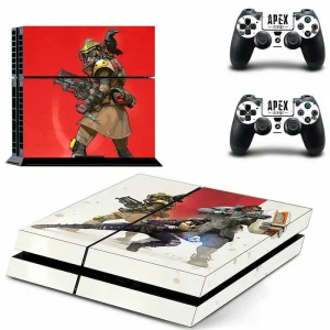 Black and red geometric PS4 skin design for PlayStation 4 console by ononswitch