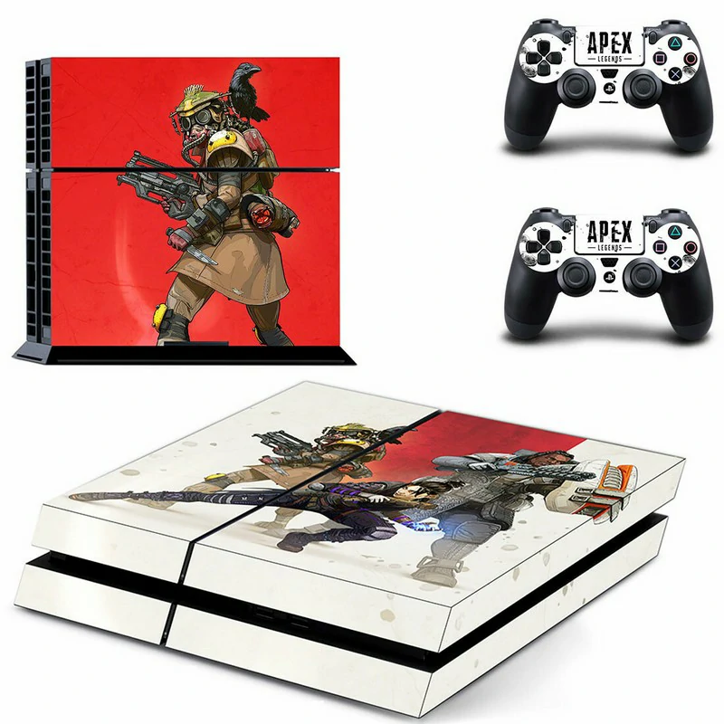Custom-fit PS4 skin DPTM2454 from ononswitch: durable vinyl, precise cutouts, no residue removal. Designed for PlayStation 4 slim and original models. Black and red geometric PS4 skin design for PlayStation 4 console by ononswitch