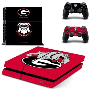 Black and red geometric PS4 skin model DPTM2457 by ononswitch