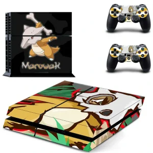 Black PS4 console skin with geometric pattern, model DPTM2570 by ononswitch
