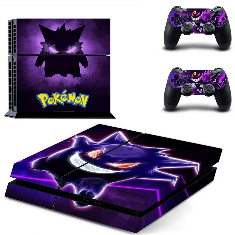 PS4 skin DPTM2573: precision-cut, removable vinyl wrap for PlayStation 4 consoles. Designed and sold by ononswitch for easy installation and clean look. Black PS4 console skin with geometric pattern and 'DPTM2573' text by ononswitch
