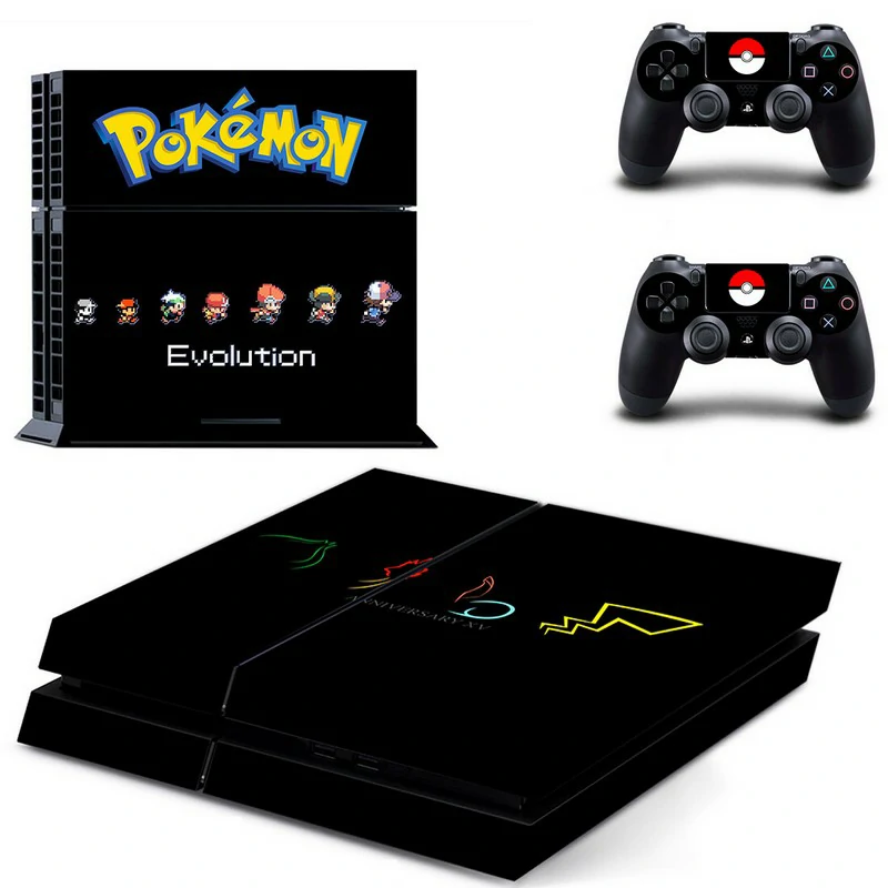 Premium PS4 skin DPTM2580 from ononswitch: durable vinyl wrap with bold black-and-red pattern. Designed for full coverage, no residue, and quick installation. Black and red geometric PS4 skin with 'DPTM2580' design for PlayStation 4 console