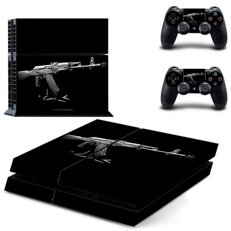 Custom PS4 skin DPTM2598 by ononswitch: durable, precision-cut vinyl wrap for PlayStation 4 controllers. Adds flair without bulk or residue. Black and red geometric PS4 controller skin by ononswitch for PlayStation 4