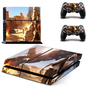 Black and gold geometric PS4 skin model DPTM2600 by ononswitch