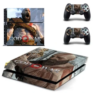 Black and red geometric PS4 skin design for PlayStation 4 console by ononswitch