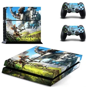 Black and red geometric PS4 skin design for PlayStation 4 console by ononswitch