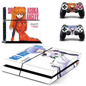 Black and red geometric PS4 skin with 'DPTM2769' pattern by ononswitch