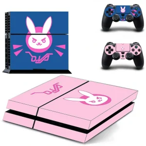 Black and red geometric PS4 skin design DPTM2770 by ononswitch