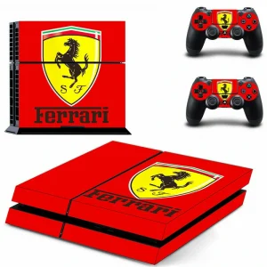 Black PS4 console skin with geometric pattern from ononswitch DPTM2889 series