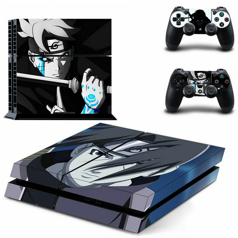 Custom PS4 skin DPTM2894 from ononswitch: durable matte vinyl, precise cutouts, no residue removal. Designed for PS4 Slim and original models. Black and red geometric PS4 skin with 'DPTM2894' pattern for PlayStation 4 console