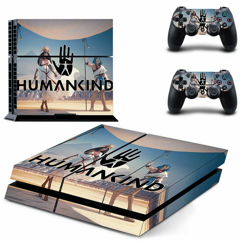 Black and red geometric PS4 console skin by ononswitch, model DPTM2908