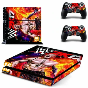 Black and red geometric PS4 skin design for PlayStation 4 console by ononswitch