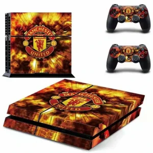 Black and red geometric PS4 console skin by ononswitch, model DPTM3054