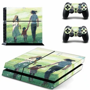 Black and red geometric PS4 skin model DPTM3078 by ononswitch