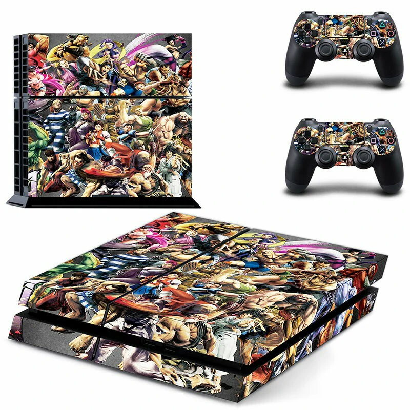 Custom-fit PS4 skin in bold black and red geometric pattern. Model GCTM0056 by ononswitch — easy peel-and-stick application, no residue, protects your console. Black and red geometric PS4 skin design for PlayStation 4 console by ononswitch
