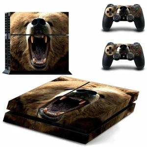 Black and gold geometric PS4 console skin by ononswitch