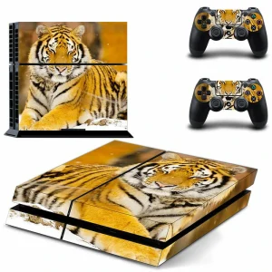 Black PS4 console skin with geometric pattern by ononswitch (GCTM0062)