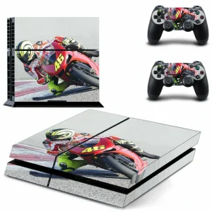 Black and gold geometric PS4 skin design for PlayStation 4 console by ononswitch