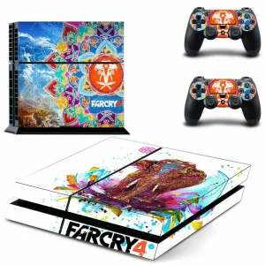 Black and gold geometric PS4 skin by ononswitch for PlayStation 4 console