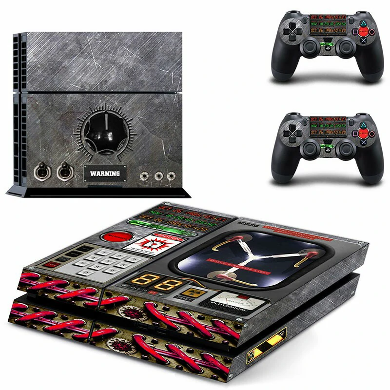 PS4 skin GYTM0186: sleek black and gold geometric pattern, custom-fit for PlayStation 4. Made by ononswitch for durable, removable console customization. Black and gold geometric PS4 skin design for PlayStation 4 console by ononswitch