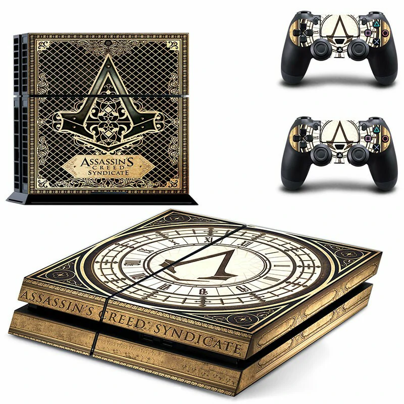 GYTM0221 PS4 skin from ononswitch: sleek matte black finish with subtle texture, precision-cut for full PS4 coverage and port access. Matte black PS4 skin with geometric pattern, model GYTM0221 by ononswitch