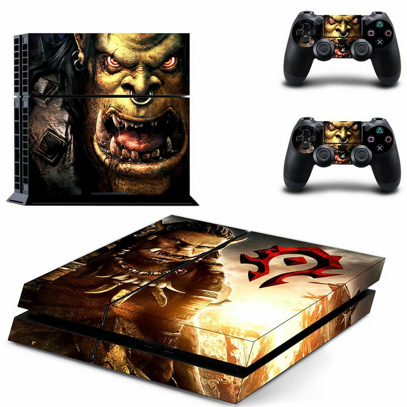 Premium matte-finish PS4 skin GYTM0351 by ononswitch. Fits standard PlayStation 4 console perfectly. Removable, bubble-free installation with no residue. Black and gold geometric PS4 skin design for PlayStation 4 console by ononswitch