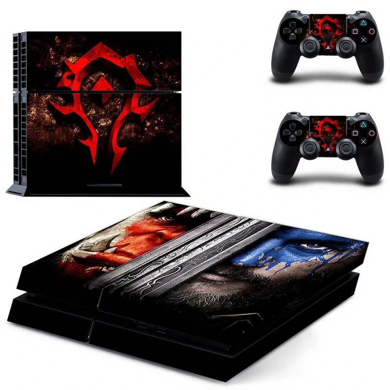 GYTM0353 PS4 skin in sleek matte black with minimalist geometric texture. Designed for full coverage, dust-resistant, and easy to apply or remove without residue. Matte black PS4 skin with subtle geometric pattern for PlayStation 4 console