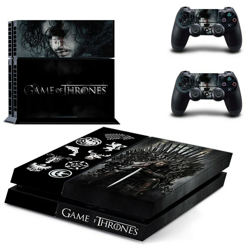 PS4 skin GYTM0369 from ononswitch: durable vinyl decal with bold geometric design, fits standard PS4 console perfectly. Scratch-resistant and removable. Black and teal geometric PS4 skin design for PlayStation 4 console cover