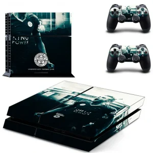 Black and red geometric PS4 skin design for PlayStation 4 console by ononswitch