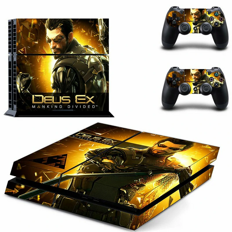 GYTM0483 matte black PS4 skin offers sleek protection and easy installation for your PlayStation 4. Fits all standard PS4 models without tools or residue. Matte black PS4 skin with subtle geometric pattern for PlayStation 4 console