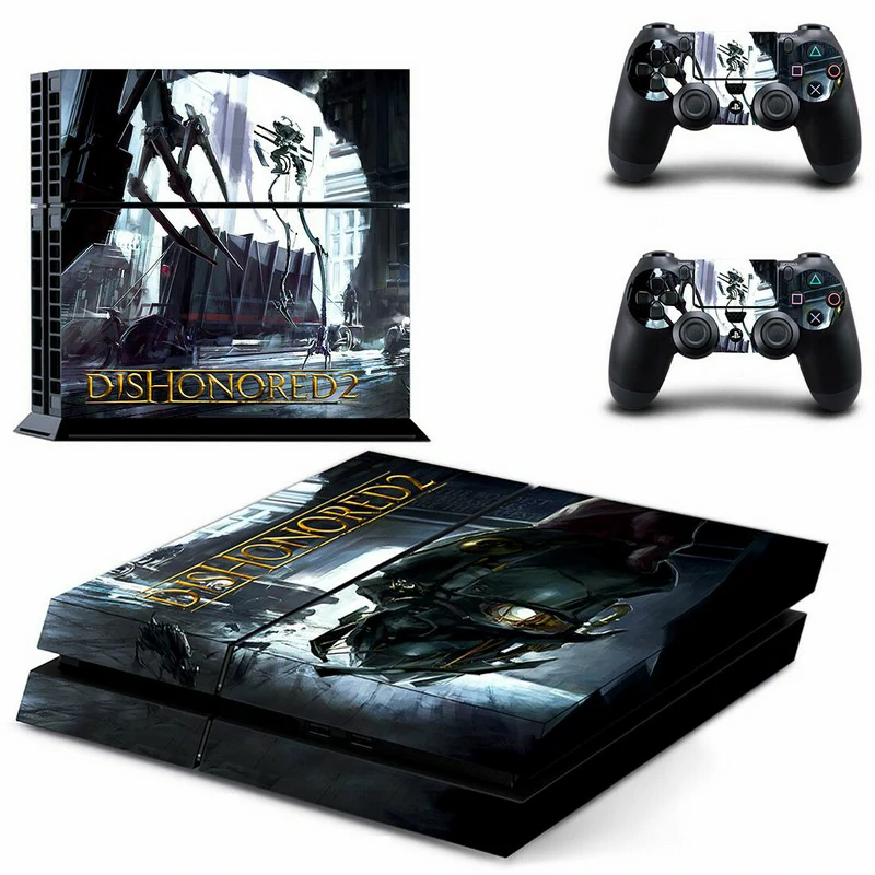 Custom-fit matte black PS4 skin (model GYTM0492) from ononswitch. Easy to apply, scratch-resistant, and designed specifically for the PlayStation 4. Matte black PS4 skin with subtle geometric pattern for PlayStation 4 console