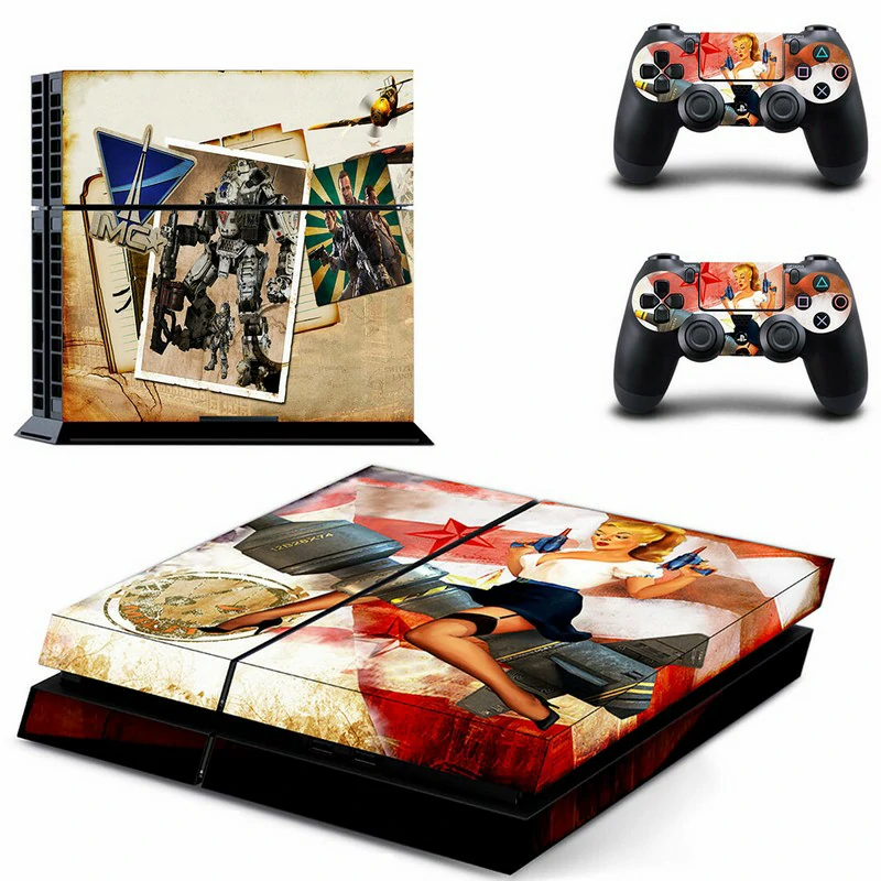 GYTM0497 matte black PS4 skin offers sleek, protective coverage for your PlayStation 4. Easy to apply, bubble-free adhesive, fits all original PS4 models. Matte black PS4 skin with subtle geometric pattern for PlayStation 4 console