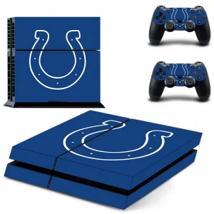 Matte black PS4 skin with subtle geometric pattern, model GYTM0528