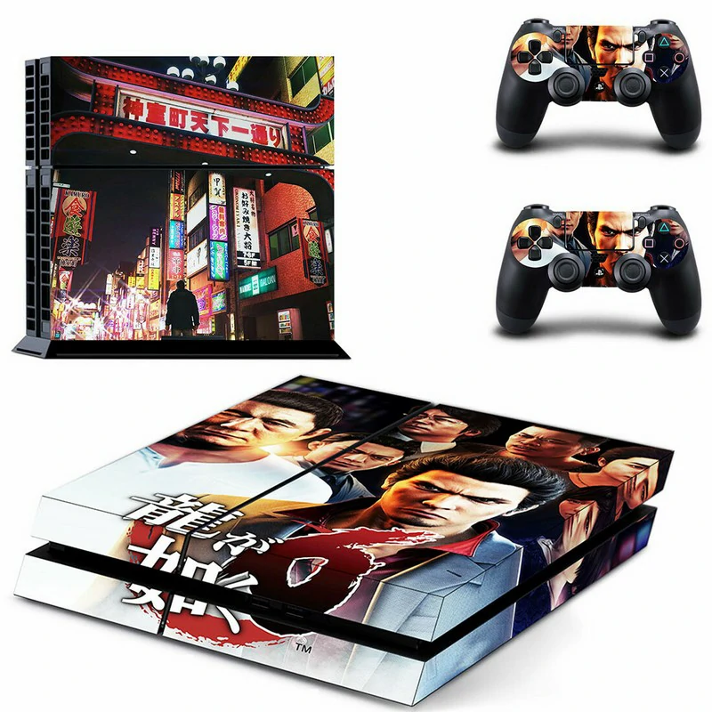 Official ononswitch PS4 skin GYTM0633: matte-finish, easy-install vinyl cover for PlayStation 4 consoles. Durable, bubble-free, and designed to fit snugly. Black and red geometric PS4 skin design for PlayStation 4 console by ononswitch