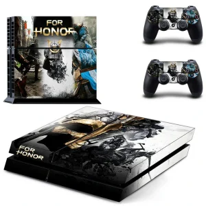 Black and gray geometric PS4 controller skin model GYTM0658 by ononswitch