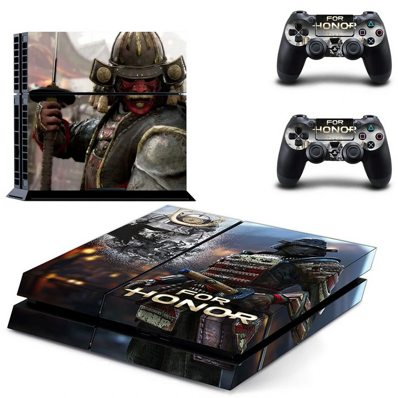 GYTM0661 matte black PS4 skin for PlayStation 4 — slim-fit, scratch-resistant vinyl wrap with clean lines and low-glare finish. Easy to apply and remove. Matte black PS4 skin with subtle geometric pattern for PlayStation 4 console
