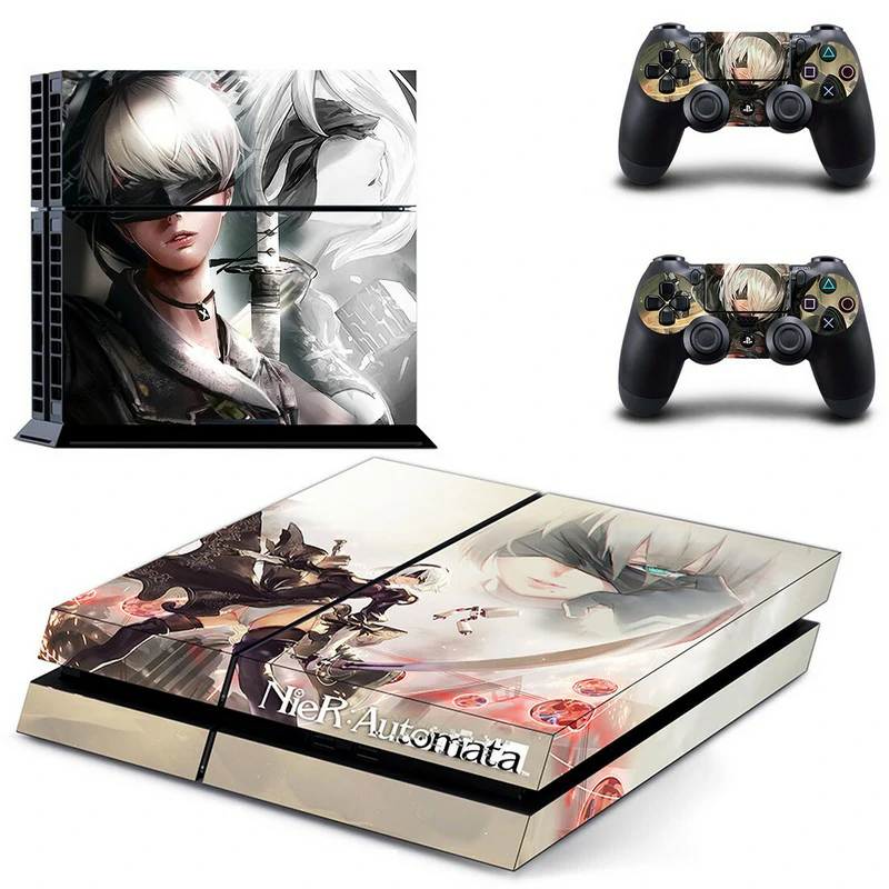 ononswitch PS4 skin GYTM0664: matte black and charcoal geometric design, custom-fit vinyl wrap for PlayStation 4 consoles. Durable, bubble-free application. Black and gray geometric PS4 skin by ononswitch for PlayStation 4 console