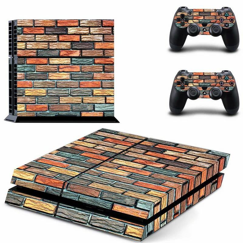 Black and gray geometric PS4 skin model GYTM0800 by ononswitch