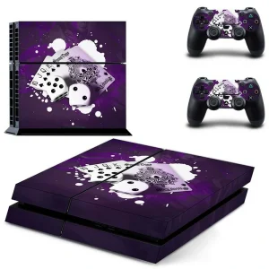 Custom PS4 console skin with GYTM0819 pattern for PlayStation 4 slim or original model