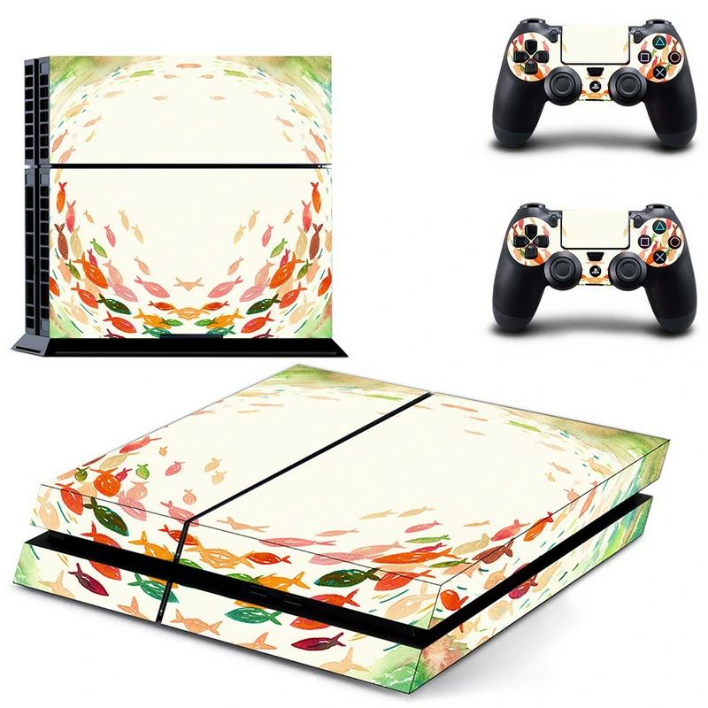 Custom-fit PS4 skin in sleek black and gold geometric pattern. Easy to apply, protects your PlayStation 4 console while adding personality. Black and gold geometric PS4 skin design for PlayStation 4 console