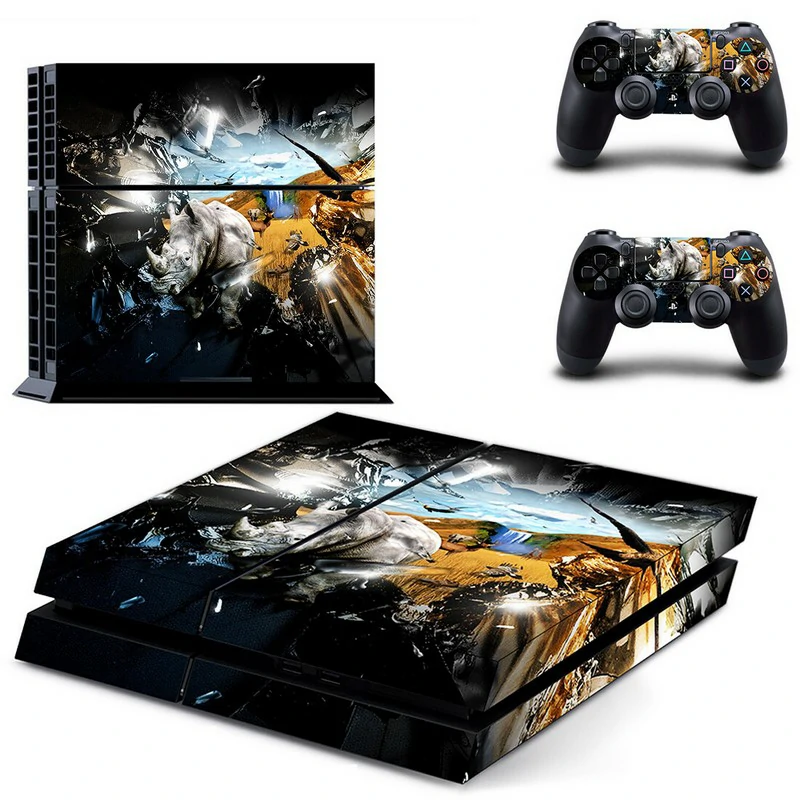 GYTM0825 matte black PS4 skin adds sleek protection and style to your PlayStation 4. Easy to apply, precision-cut, and made for lasting wear. Matte black PS4 skin with subtle geometric pattern for PlayStation 4 console