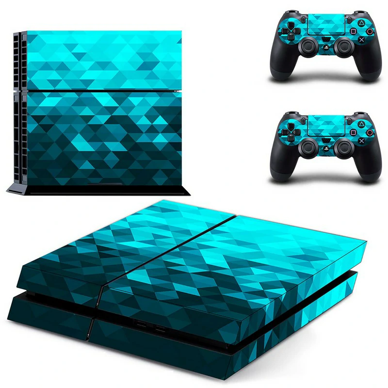 Official ononswitch PS4 skin GYTM0828 — premium vinyl wrap with precise cutouts for PlayStation 4 console. Easy to apply, removable, no residue. GYTM0828 black and gold geometric PS4 skin from ononswitch