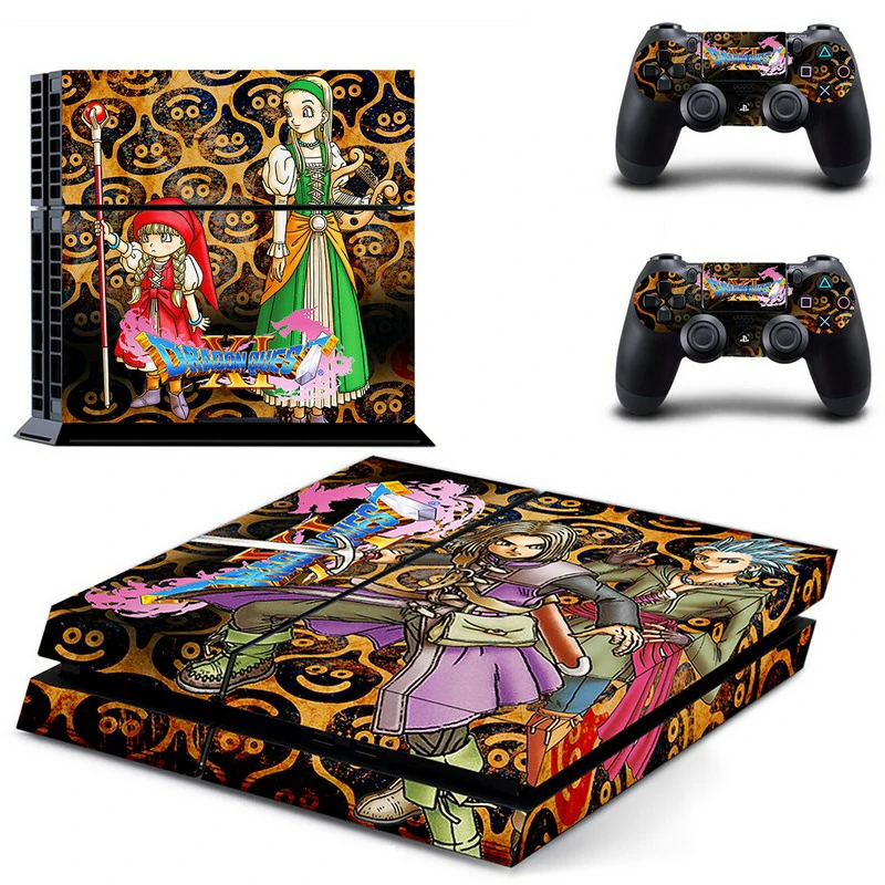 Custom GYTM1082 PS4 skin from ononswitch — precision-cut, matte-finish vinyl wrap for PlayStation 4. Adds bold style without bulk or residue. Black and gold geometric PS4 skin design for PlayStation 4 console by ononswitch