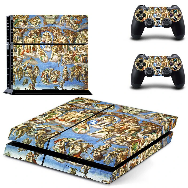 Custom PS4 skin GYTM1089 by ononswitch: durable, matte-finish vinyl wrap with precise cutouts for ports and buttons. Designed for PlayStation 4 Slim and original models. Black and teal geometric PS4 skin design by ononswitch, model GYTM1089
