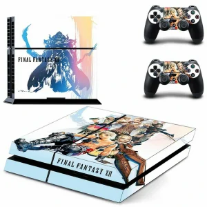 Black and gold geometric PS4 skin design for PlayStation 4 console by ononswitch