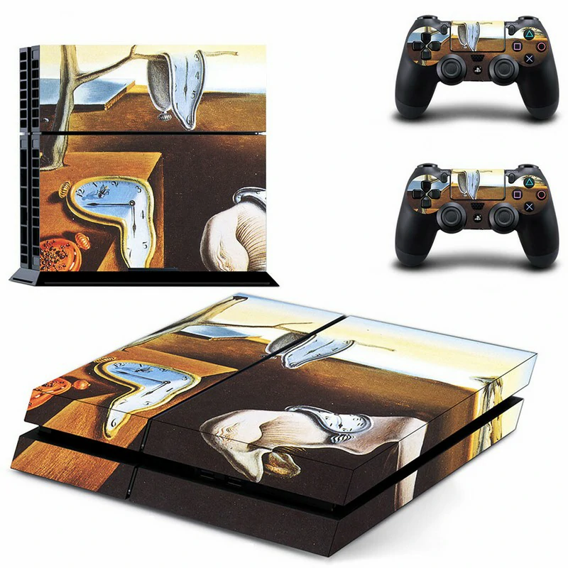 ononswitch PS4 skin GYTM1109 features bold geometric design in black and gold. Fits standard PS4 consoles snugly and protects while adding personality. Black and gold geometric PS4 console skin by ononswitch, model GYTM1109