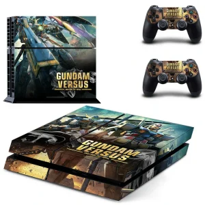 Black and red geometric PS4 console skin by ononswitch, model GYTM1123