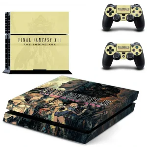 Black and teal geometric PS4 console skin by ononswitch, model GYTM1128